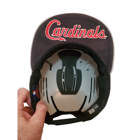 St. Louis Cardinals Baseball Hat~Raised Embroidery on Front & Under Bill - Picture 3 of 3